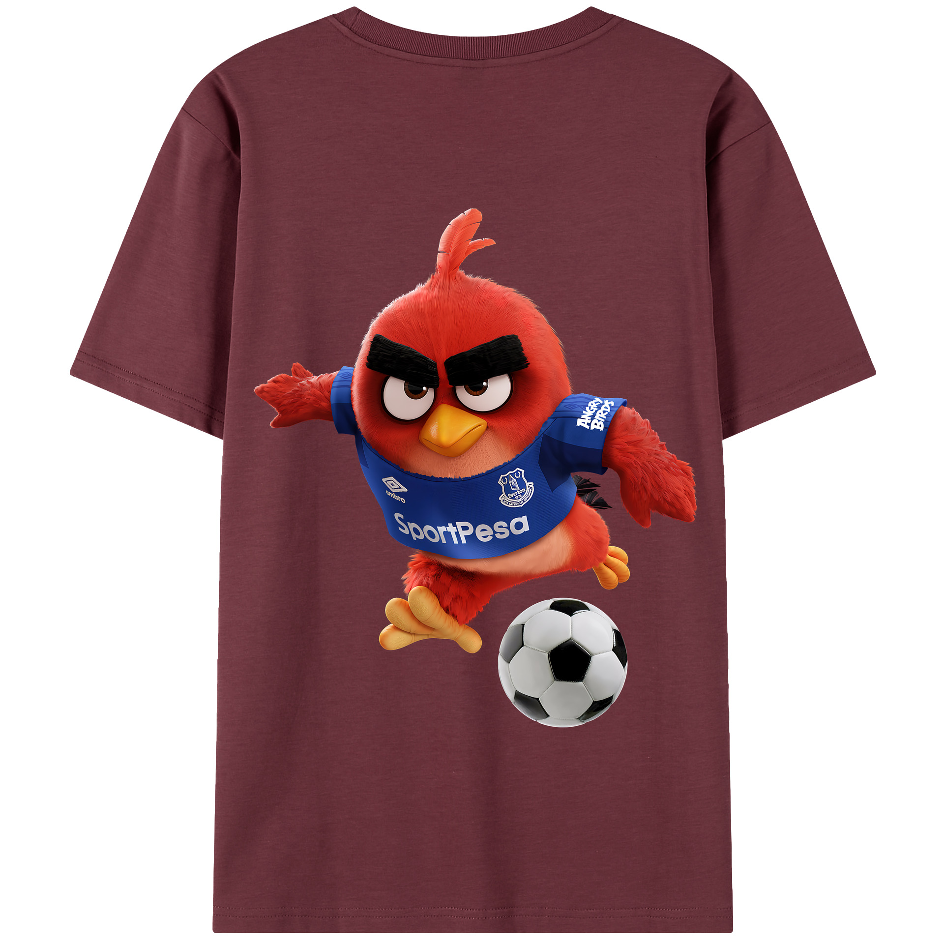 （画像用） Angry Birds アングリーバード 綿100％半袖Tシャツ（背面プリント）